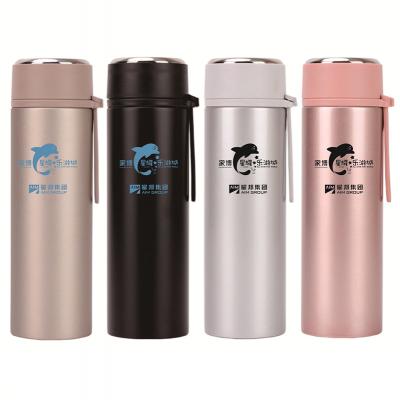 高檔不銹鋼保溫杯創意透明便攜茶杯車載杯子廣告促銷禮品定制水杯